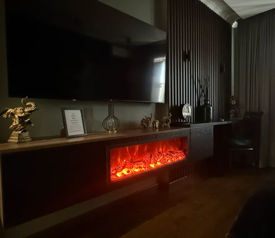 Квартира Квартира Апарты Люкс с террасой, камином, видом на реку в центре Рыбной деревни — Калининград