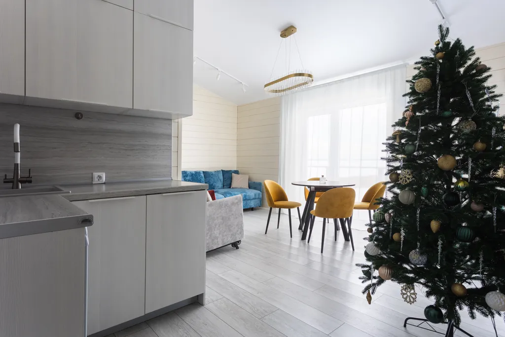 Великолепный дом с террасой и панорамным видом на водохранилище