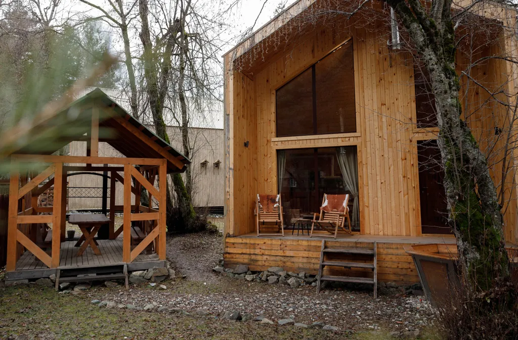 Барн хаус с банным чаном