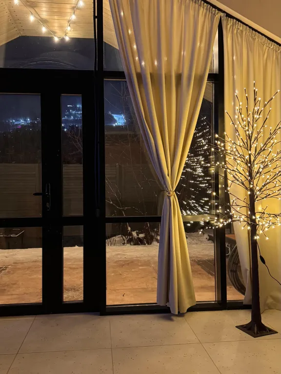 Большой зеленый дом до 6 чел с баней