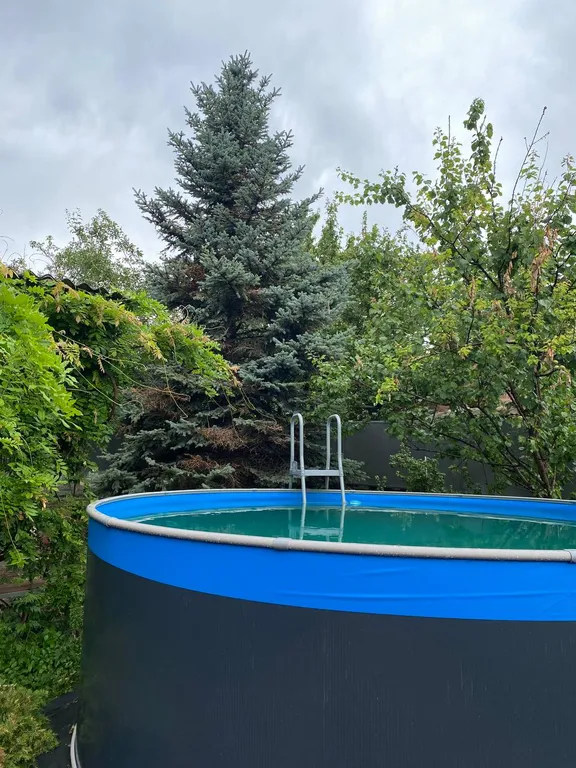 Загородный дом с садом и бассейном