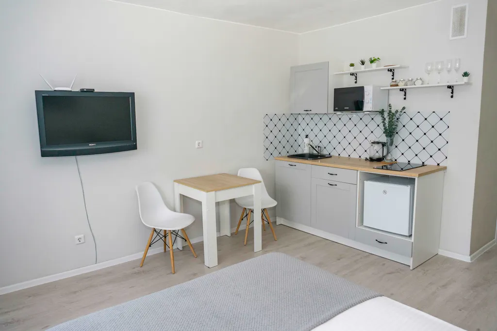 Уютная студия у леса с панорамным видом