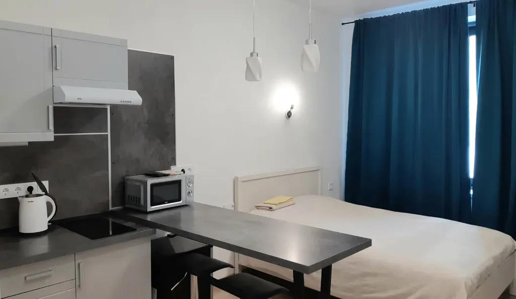 Квартира Квартира Новая студия около метро — Москва