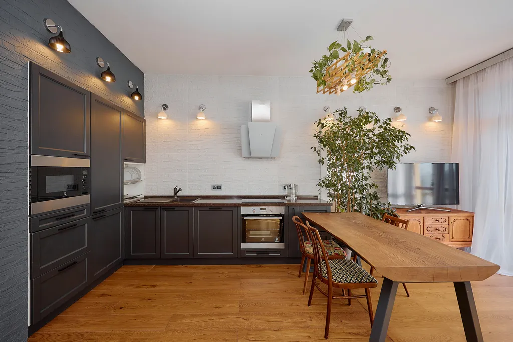 Стильный апартамент с видом на горы