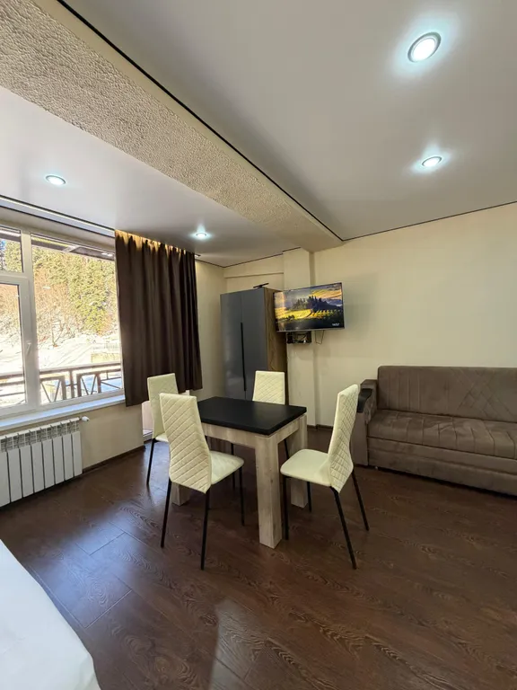 Квартира-студия с видом на горы