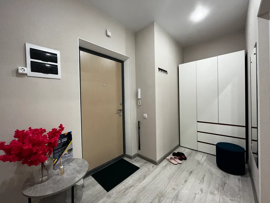 Уютная квартира на 18-ом этаже с видом на город