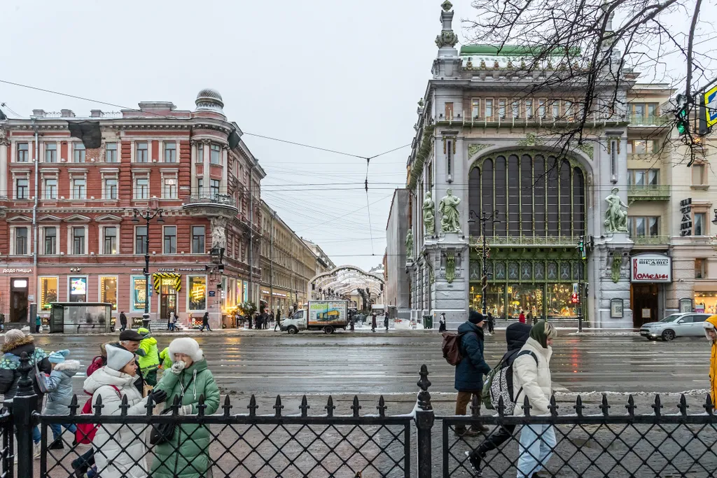 Квартира Квартира Уютная студия с домашним кинотеатром на Невском проспекте — Санкт-Петербург