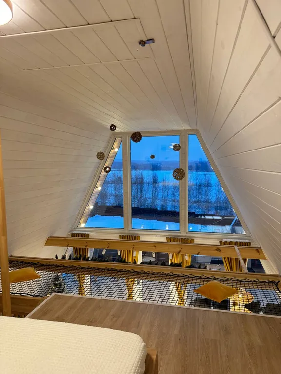 Коттедж Новый большой А-Фрейм с видом на лес — Казань