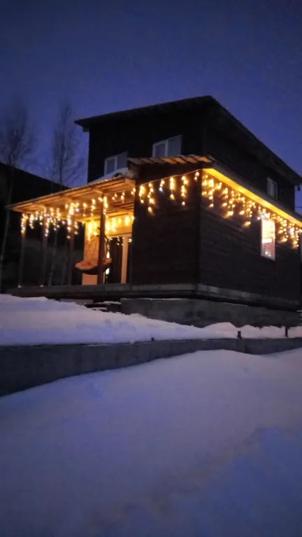 Дом из бруса, прекрасный вид на гору Зеленая