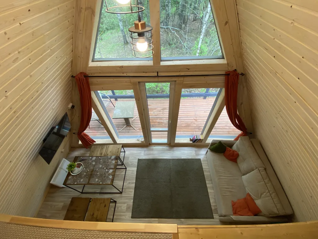 Комфортный дом Афрейм, в лесу, на семейной ферме Ак Су