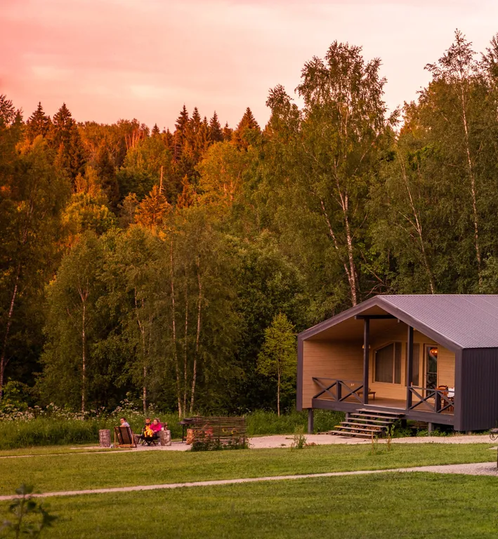 Коттедж Дом в лесу Нарская заимка с баней — Рогово