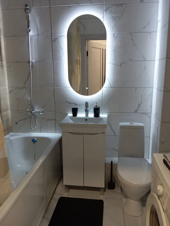 Тихая квартира с современным ремонтом на въезде в город