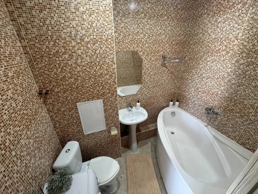 Уютная 1-комнатная квартира, 40 м², 2 кровати