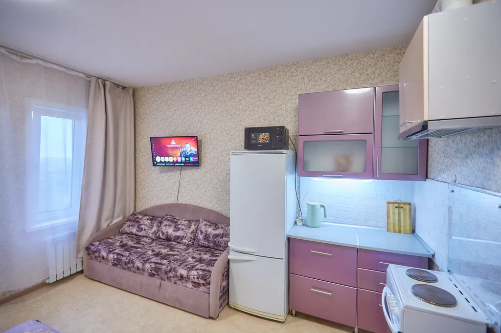 Студия на 8 этаже с балконом