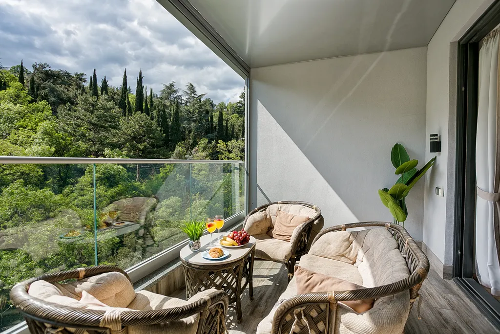 1-комнатная с видом на парк в приморском парке