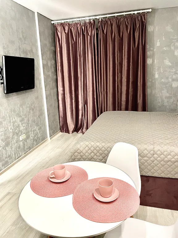 Студия с красивым видом на город