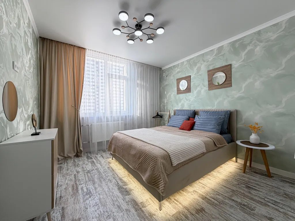 Зеленая квартира на Уральской в ЖК Дубки — аренда посуточно в Оренбург