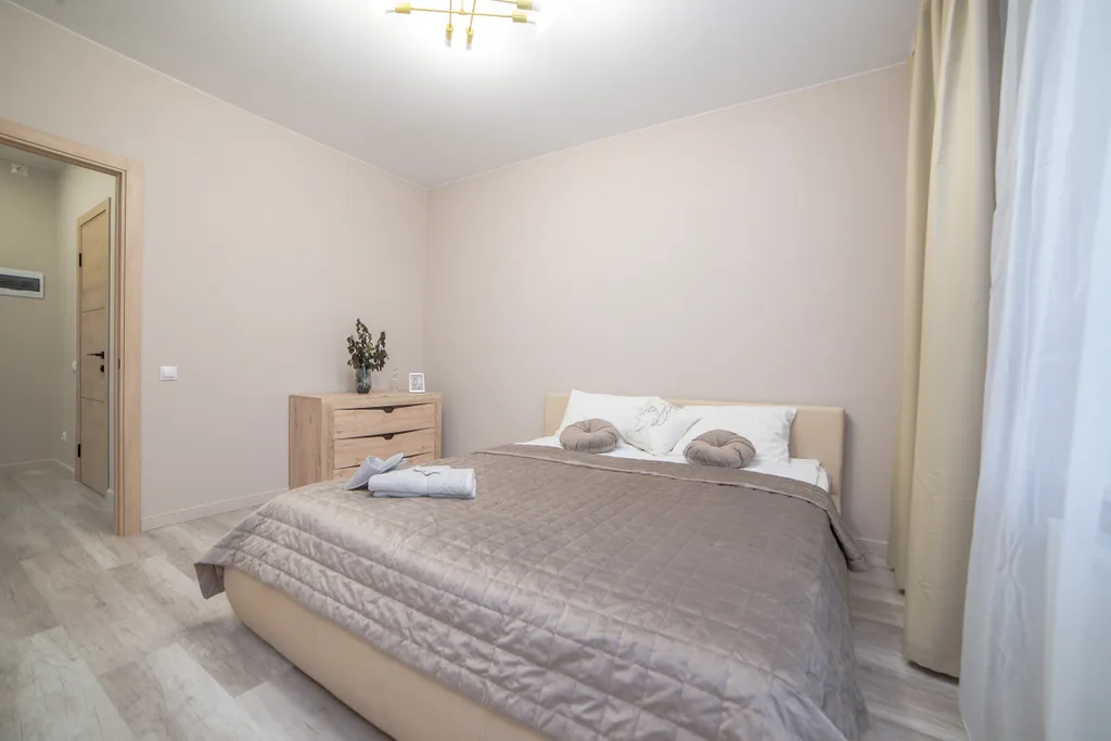 Евродвухкомнатная квартира рядом с метро Ботаническая для 4