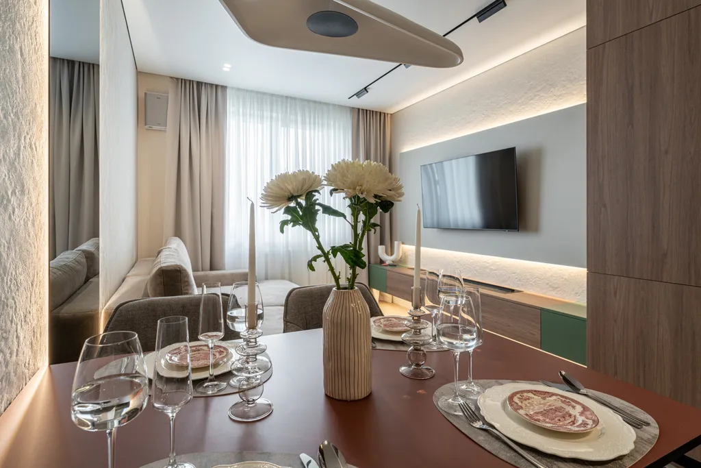 Apart-Deluxe Легенды моря: Дизайн 2к.кв. в ЖК Альпы, ул.Мира, Музтеатр