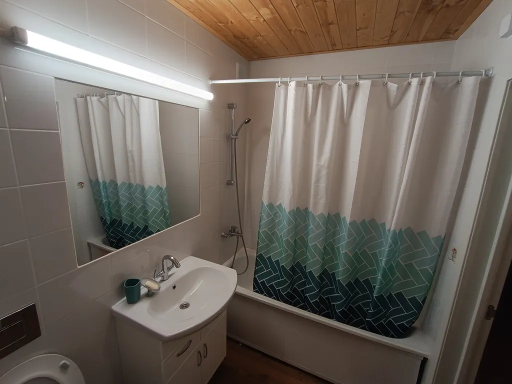 Дом в лесу у озера