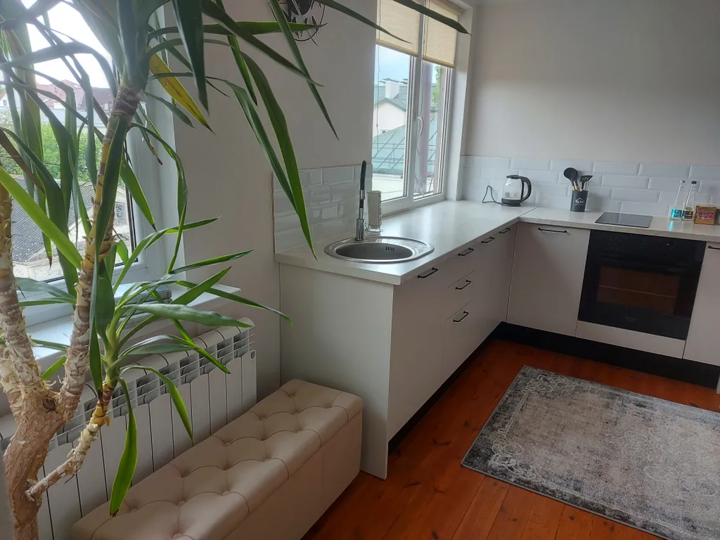 Просторная студия с видом на старинный Гродно