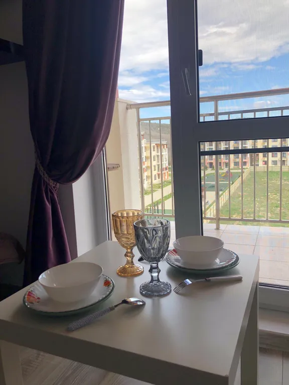 Квартира Уютная студия с террасой с видом на горы — аренда посуточно в Сукко