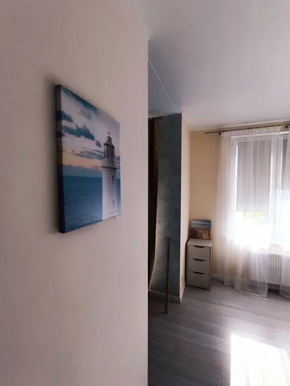 Уютная большая студия с балконом