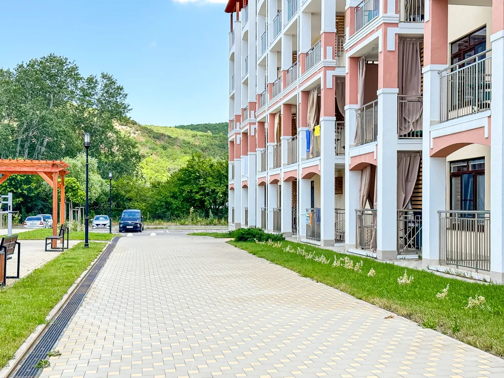 Уютная студия Мята с видом на горы