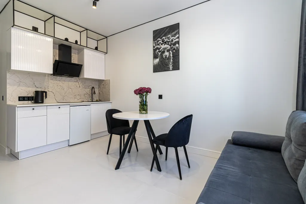 Квартира Светлая квартира с дизайнерским ремонтом Алисой и качелями в спальне — Краснодар