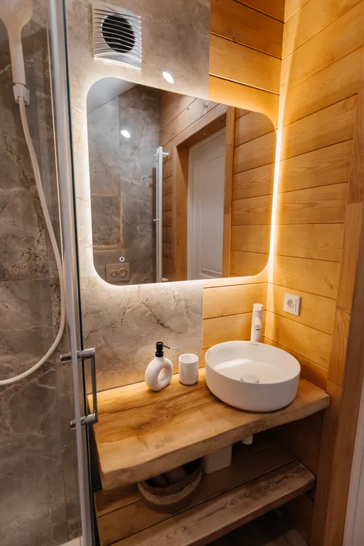 Дом с сауной и видом на горы