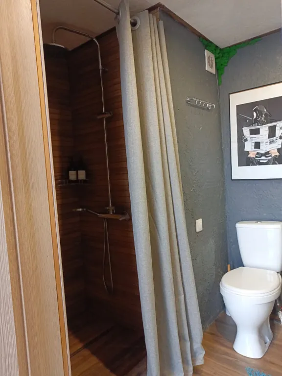 Коттедж Дом студия в панорамными окнами в Rabbit hole — Шерегеш