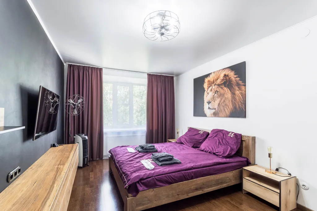 Яркая квартира недалеко от центра