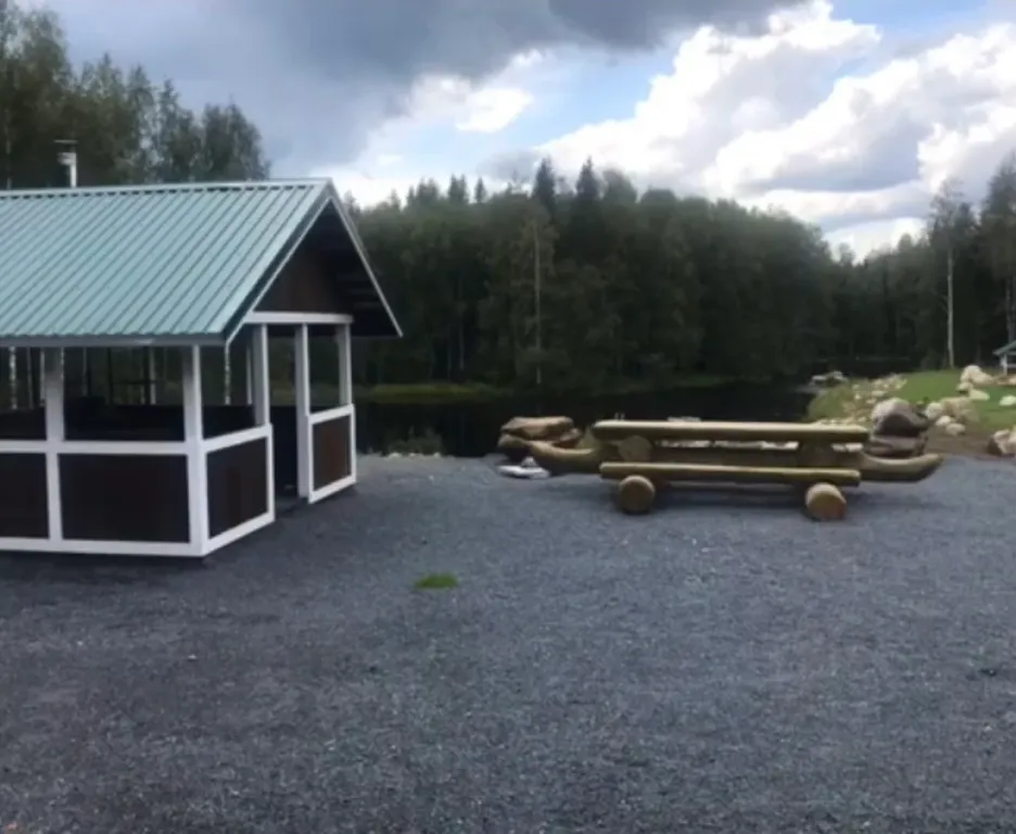 Дом у реки с сауной