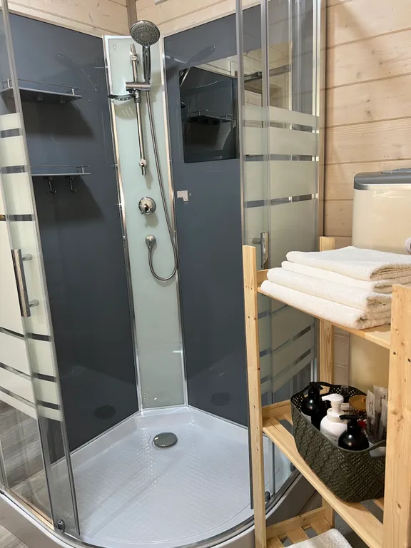 Spa-отдых в гостевом доме в стиле A-frame с отдельным двориком