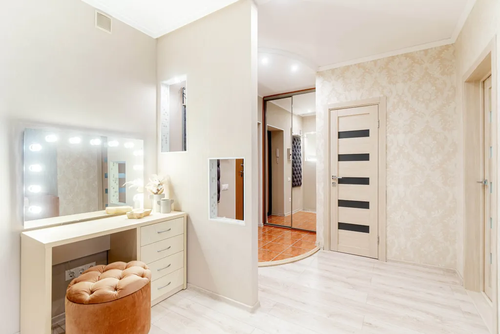 Современная, просторная квартира с кондиционером