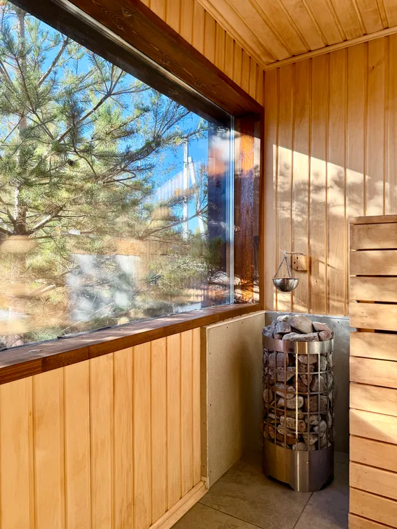 Уютный дом с чаном