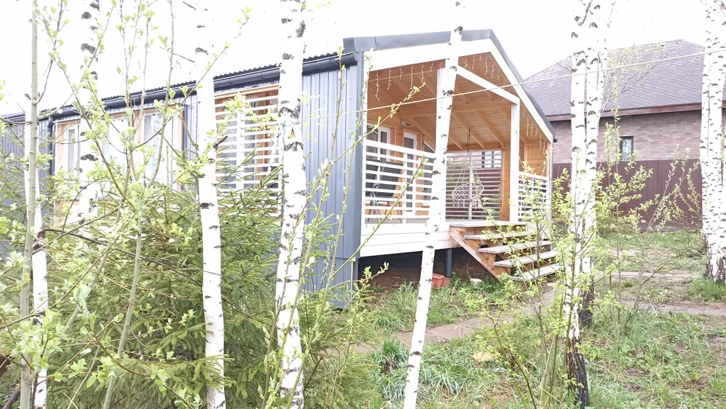 Уютный дом среди берёз и ёлочек