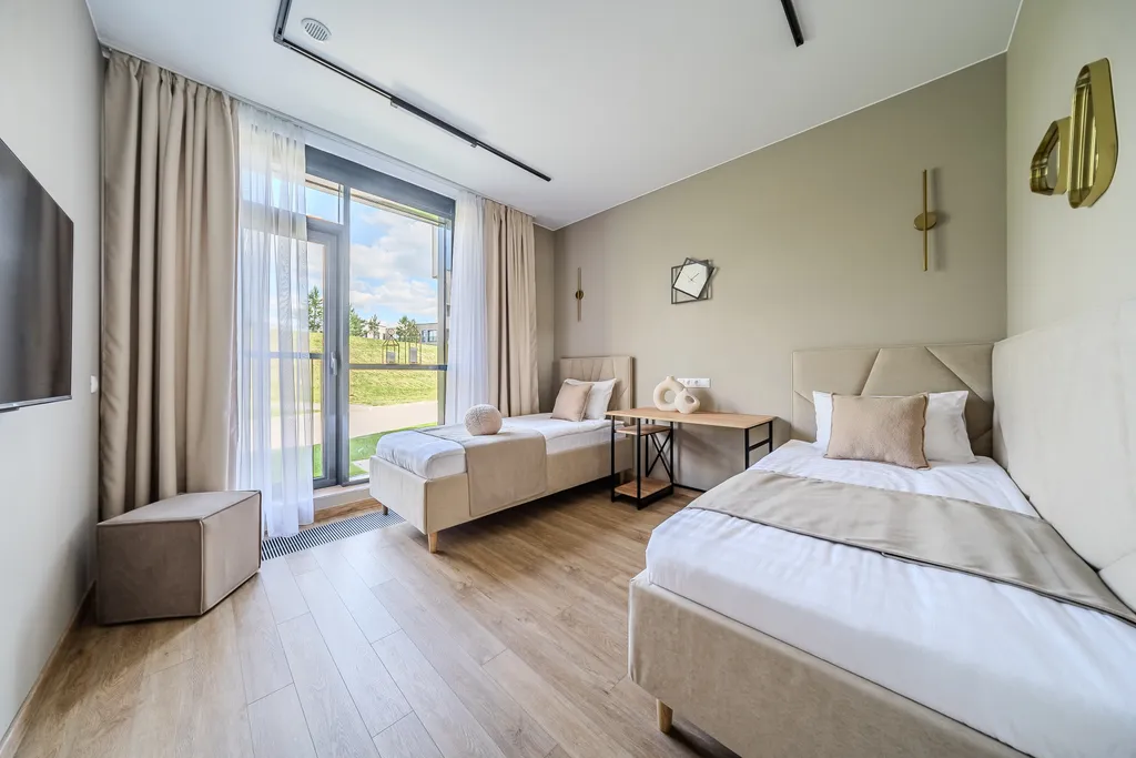 Охтаинн 6-1 с 2 спальнями с сауной и балконом