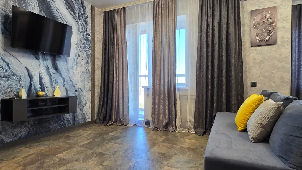 Уютная квартира с красивым видом на город