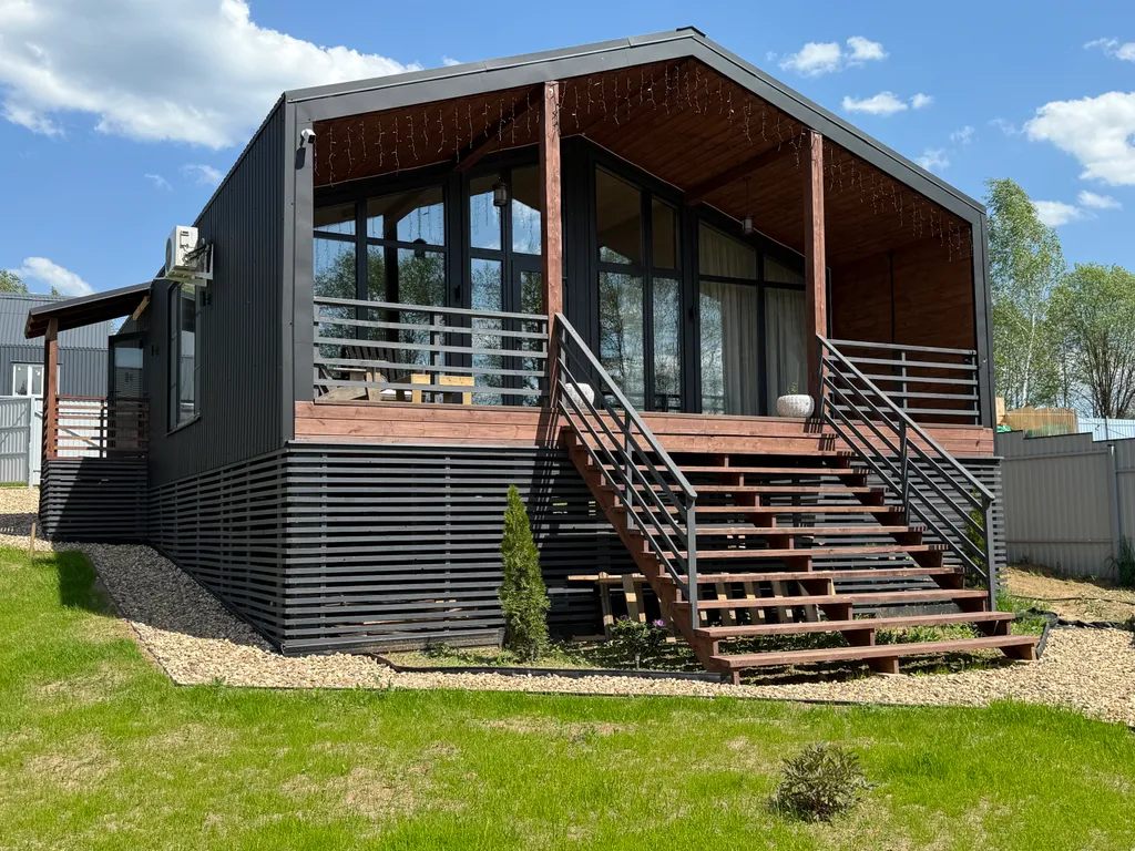 Коттедж Дом с сибирским чаном — Горки