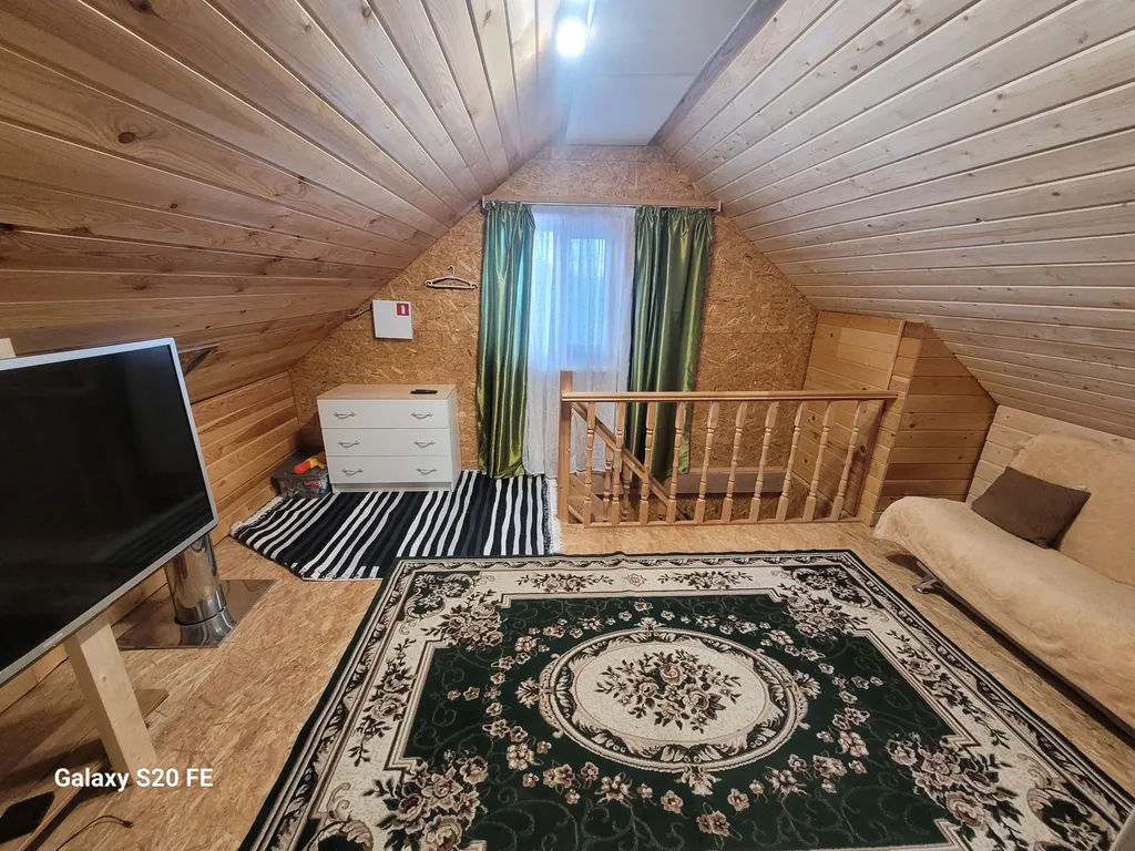 Уютный дом-баня для отдыха семьёй или небольшой компанией