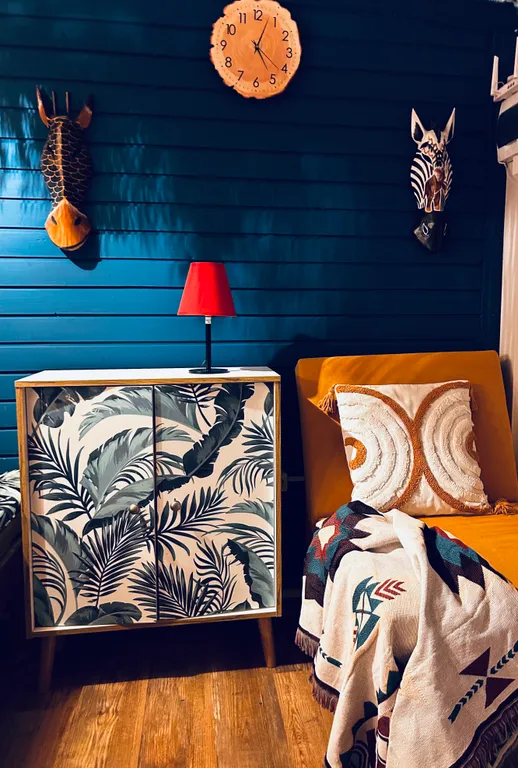 Африканский бунгало с банным чаном