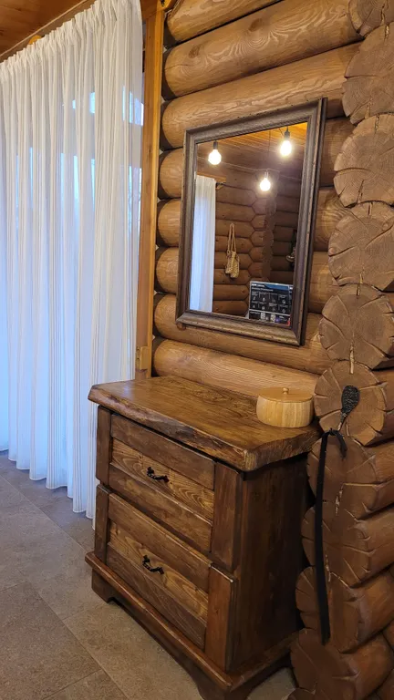 Атмосферное место, дом и баня