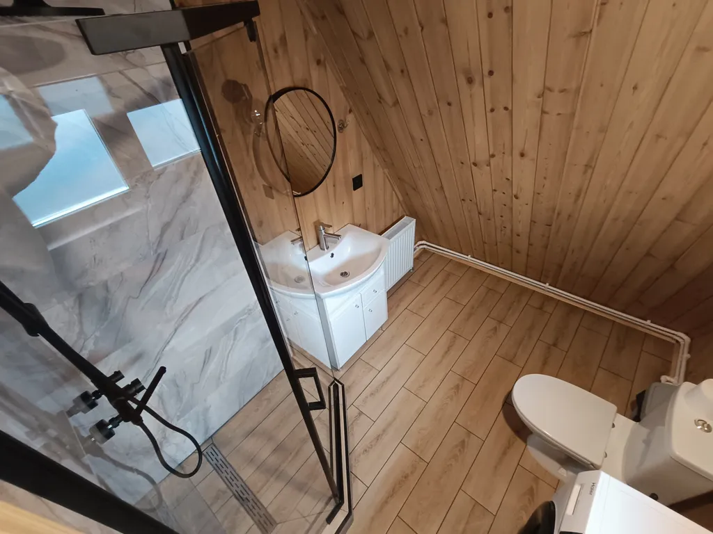 Aframe kmv дом с тёплым джакузи