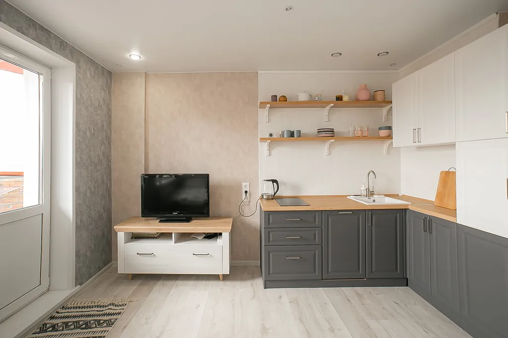 Квартира Уютная студия в скандинавском стиле — аренда посуточно в Томск