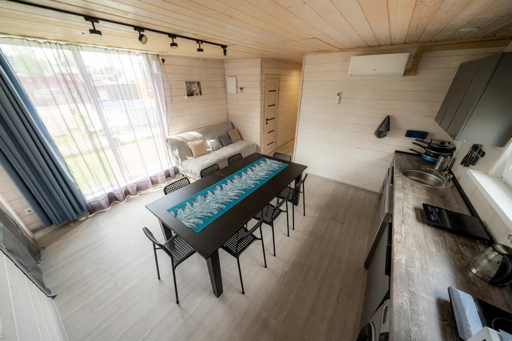 Скандинавский дом с баней