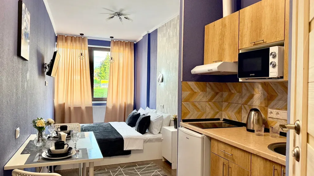 Уютная квартира-студия в жк адмирал waterhouse