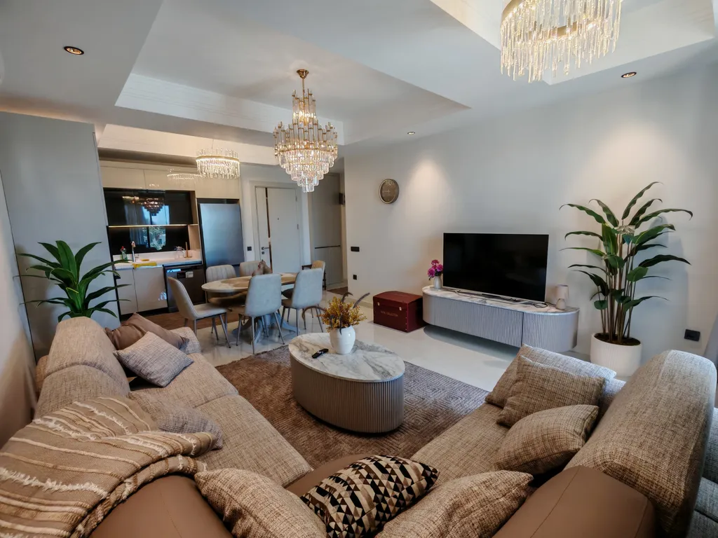 Квартира 1+1 в Azura World c видом на бассейн и аквапарком — аренда посуточно в Аланья