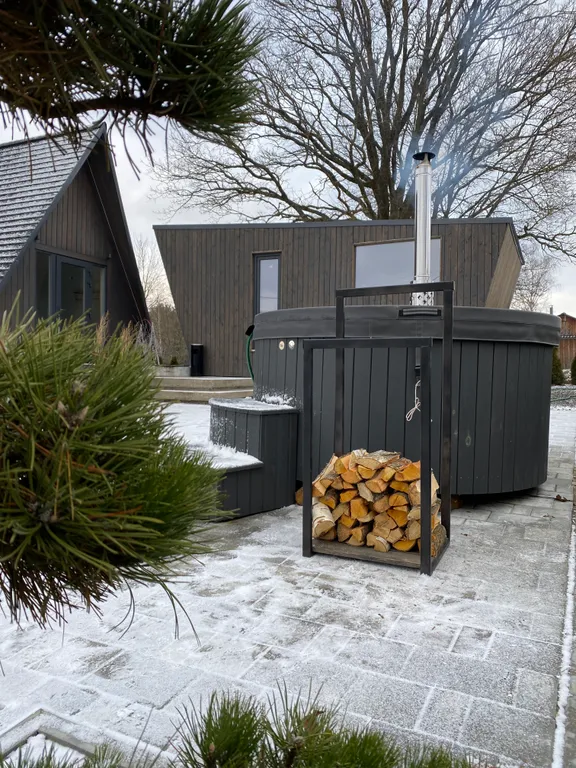 Треугольный дом в скандинавском стиле A-frame