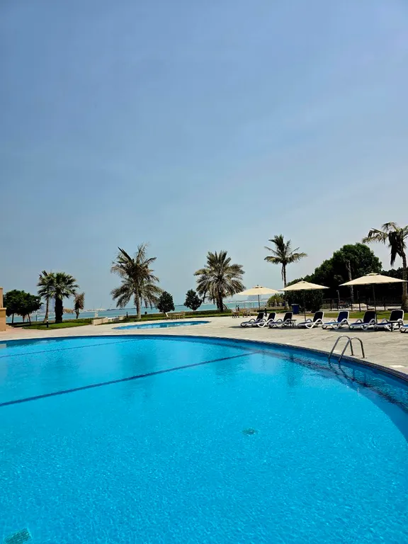 Апартаменты с частным пляжем и видом на сад на острове Марджан